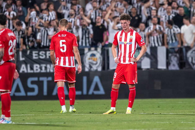 ESP LaLiga Hypermotion playoff CD Castellon v UD Almeria Stefan Dzodic of Almeria during LaLiga Hypermotion playoff between CD Castellon v UD Almeria played at SkyFi Castalia Stadium in Castellon, on June 6, 2026 in Spain Spain Football Copyright: xJudithxAmigox xAgenciaxLOFx