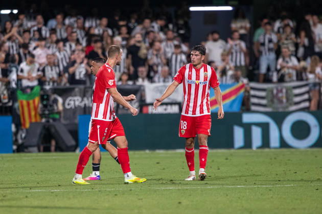 ESP LaLiga Hypermotion playoff CD Castellon v UD Almeria Federico Bonini of Almeria during LaLiga Hypermotion playoff between CD Castellon v UD Almeria played at SkyFi Castalia Stadium in Castellon, on June 6, 2026 in Spain Spain Football Copyright: xJudithxAmigox xAgenciaxLOFx