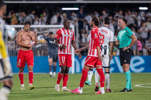 ESP LaLiga Hypermotion playoff CD Castellon v UD Almeria Dion Lopy of Almeria during LaLiga Hypermotion playoff between CD Castellon v UD Almeria played at SkyFi Castalia Stadium in Castellon, on June 6, 2026 in Spain Spain Football Copyright: xJudithxAmigox xAgenciaxLOFx