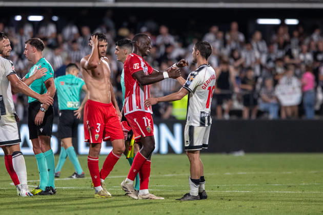 ESP LaLiga Hypermotion playoff CD Castellon v UD Almeria Dion Lopy of Almeria during LaLiga Hypermotion playoff between CD Castellon v UD Almeria played at SkyFi Castalia Stadium in Castellon, on June 6, 2026 in Spain Spain Football Copyright: xJudithxAmigox xAgenciaxLOFx