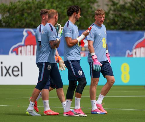 Jordan Pickford of England during a training session England Team Training, 2026 FIFA World Cup, WM, Weltmeisterschaft, Fussball Football, Palm Beach Gardens, Palm Beach, Florida, USA - 09 Jun 2026Florida Florida Blue Training Centre United States of America EDITORIAL USE ONLY No use with unauthorised audio, video, data, fixture lists, club league logos or live services. Online in-match use limited to 120 images, no video emulation. No use in betting, games or single club league player publications.  Copyright: xChrisxArjoon Shutterstockx 16918901c