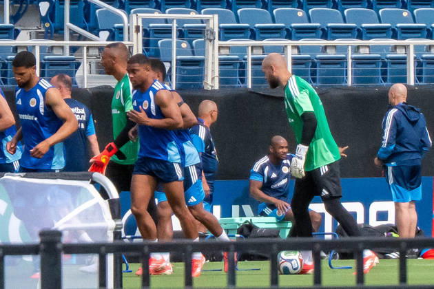 June 9, 2026, Boca Raton, Fl, USA: CuraoÂßao players go through conditioning drills during a closed training session in Boca Raton, Florida, on Tuesday, ahead of their firstÃ¢â‚¬˜ever FIFA World Cup, WM, Weltmeisterschaft, Fussball match, a Group E meeting with Germany. Boca Raton USA - ZUMAc343 20260609_znp_c343_005 Copyright: xChrisxBeckettx