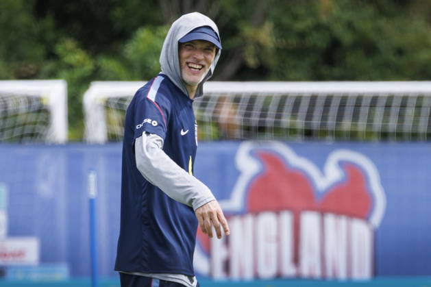 FIFA World Cup, WM, Weltmeisterschaft, Fussball 2026 preparations - England training session England s head coach Thomas Tuchel leads a training session in Palm Beach Gardens, Florida, USA, 09 June 2026. England are drawn in Group L of the upcoming FIFA World Cup 2026 starting on 11 June 2026 and running until 19 July 2026. PALM BEACH GARDENS FLORIDA United States  Copyright: xCRISTOBALxHERRERA-ULASHKEVICHx