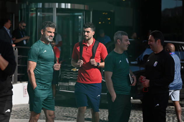 Football, FIFA World Cup 2026, Iran national team, arrival at the team hotel in Tijuana
