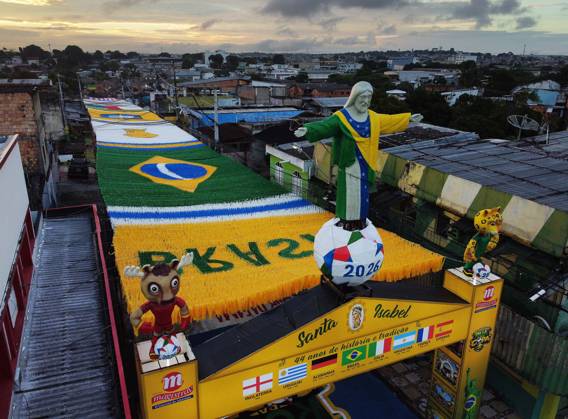 Football, FIFA World Cup 2026, World Cup street for public viewing in Manaus, Brazil