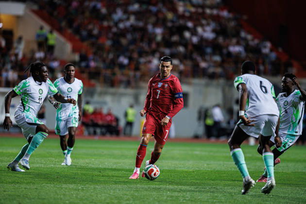 Football, International match, Portugal - Nigeria