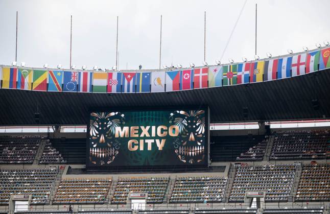 Football, FIFA World Cup 2026, Impressions of the Aztec Stadium on the eve of the opening match in Mexico City