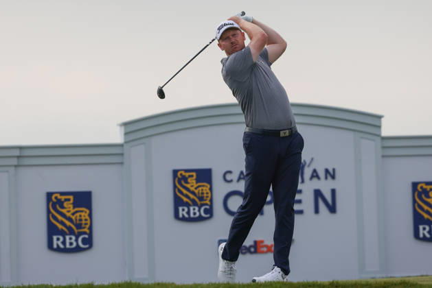 June 11, 2026: Hayden Springer of United States tees off in round one during the RBC Canadian Open held at TPC Toronto at Osprey Valley in Caledon Ontario, Canada. CSM PGA, Golf Herren 2026: RBC Canadian Open Jun 11  - ZUMAc04_ 20260611_zma_c04_002 Copyright: xDanielxLeax