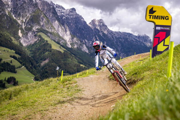 Cycling, UCI Mountain Bike Downhill World Cup in Saalfelden-Leogang