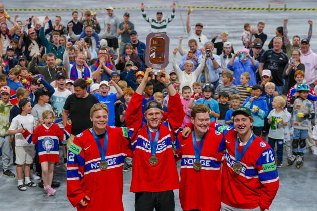 Ice hockey, World Championship, Norway national team, Ceremonial reception in Oslo