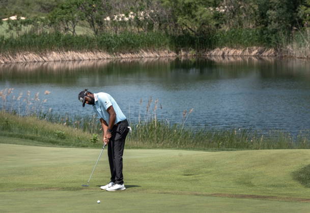 June 11, 2026, Caledon, On, CANADA: American Sahith Theegala putts on the 7th green during the first round of the RBC Canadian Open in Caledon, Ont., on Thursday June 11, 2026. Canada News - June 11, 2026  - ZUMAc35_ 20260611_zaf_c35_030 Copyright: xFrankxGunnx