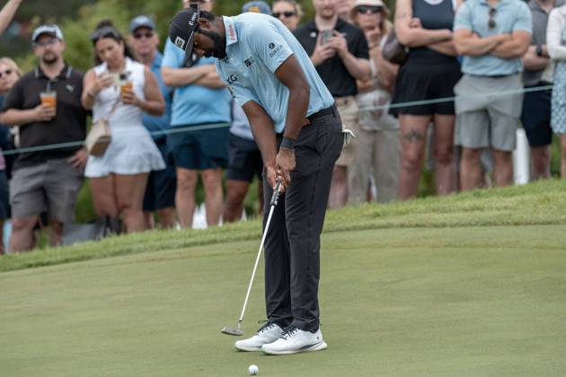 June 11, 2026, Caledon, On, CANADA: American Sahith Theegala putts on the 5th green during the first round of the RBC Canadian Open in Caledon, Ont., on Thursday June 11, 2026. Canada News - June 11, 2026  - ZUMAc35_ 20260611_zaf_c35_058 Copyright: xFrankxGunnx