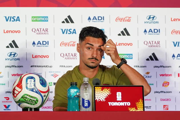 Fußball, FIFA WM 2026, Nationalteam Kanada, Pressekonferenz