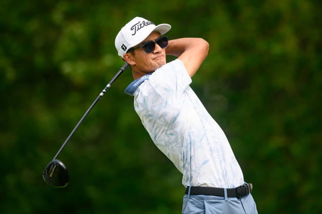 CALEDON, ON - JUNE 11: Ricky Castillo of the United States plays his shot from the 16th tee during the first round of the RBC Canadian Open 2026 at TPC Toronto at Osprey Valley North Course on June 11, 2026 in Caledon, Ontario. (Photo by Julian Avram Icon Sportswire) GOLF: JUN 11 PGA, Golf Herren RBC Canadian Open EDITORIAL USE ONLY Icon2606111393