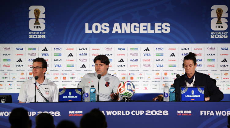 Fußball, FIFA WM 2026, Nationalteam USA, Pressekonferenz