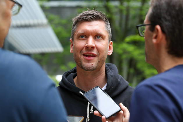 12 06 2026, xgox, Handball EHF Champions League Media Day and final training emspor, f l Niklas Landin Aalborg, 1 Cologne