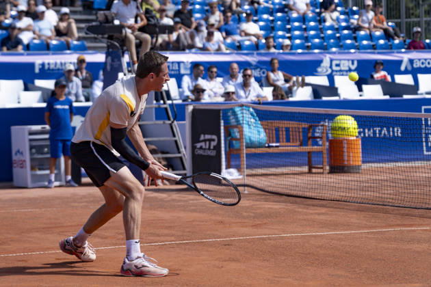 TENNIS : Open Sopra Steria - Lyon Villeurbanne 12 06 2026 Le belge Kimmer COPPEJANS affronte Daniel Elahi GALAN en 1 4 de finale du tournoi de tennis ATP, Tennis Herren Challenger Tour, Open Sopra Steria à Lyon-Villeurbanne, le 12 06 2026. Photo Sandrine Thesillat PsNewZ  Copyright: xSandrinexTHESILLATx