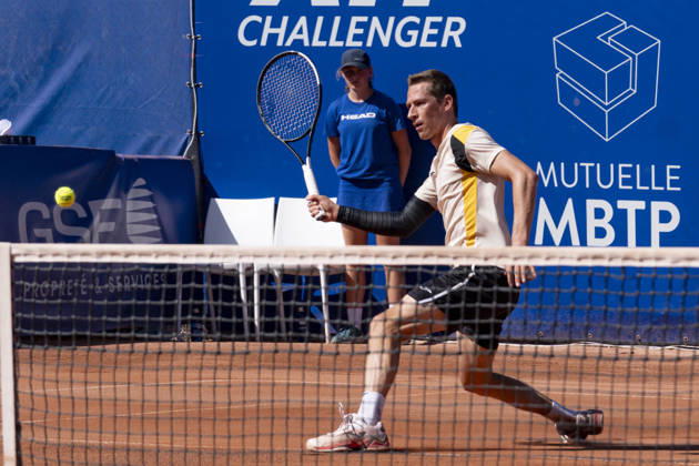 TENNIS : Open Sopra Steria - Lyon Villeurbanne 12 06 2026 Le belge Kimmer COPPEJANS affronte Daniel Elahi GALAN en 1 4 de finale du tournoi de tennis ATP, Tennis Herren Challenger Tour, Open Sopra Steria à Lyon-Villeurbanne, le 12 06 2026. Photo Sandrine Thesillat PsNewZ  Copyright: xSandrinexTHESILLATx