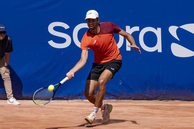 TENNIS : Open Sopra Steria - Lyon Villeurbanne 12 06 2026 Le colombien Daniel Elahi GALAN affronte le belge Kimmer COPPEJANS en 1 4 de finale du tournoi de tennis ATP, Tennis Herren Challenger Tour, Open Sopra Steria à Lyon-Villeurbanne, le 12 06 2026. Photo Sandrine Thesillat PsNewZ  Copyright: xSandrinexTHESILLATx