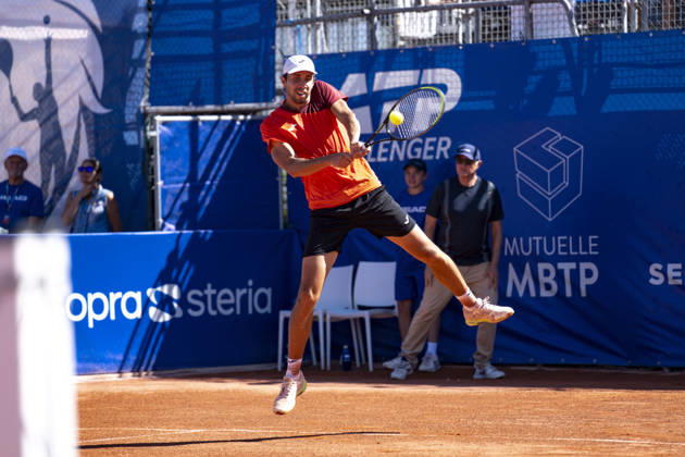 TENNIS : Open Sopra Steria - Lyon Villeurbanne 12 06 2026 Le colombien Daniel Elahi GALAN affronte le belge Kimmer COPPEJANS en 1 4 de finale du tournoi de tennis ATP, Tennis Herren Challenger Tour, Open Sopra Steria à Lyon-Villeurbanne, le 12 06 2026. Photo Sandrine Thesillat PsNewZ  Copyright: xSandrinexTHESILLATx