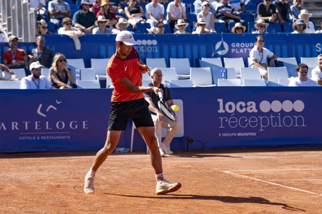 TENNIS : Open Sopra Steria - Lyon Villeurbanne 12 06 2026 Le colombien Daniel Elahi GALAN affronte le belge Kimmer COPPEJANS en 1 4 de finale du tournoi de tennis ATP, Tennis Herren Challenger Tour, Open Sopra Steria à Lyon-Villeurbanne, le 12 06 2026. Photo Sandrine Thesillat PsNewZ  Copyright: xSandrinexTHESILLATx