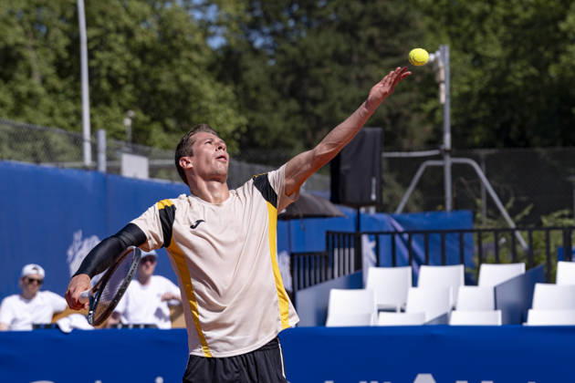 TENNIS : Open Sopra Steria - Lyon Villeurbanne 12 06 2026 Le belge Kimmer COPPEJANS affronte Daniel Elahi GALAN en 1 4 de finale du tournoi de tennis ATP, Tennis Herren Challenger Tour, Open Sopra Steria à Lyon-Villeurbanne, le 12 06 2026. Photo Sandrine Thesillat PsNewZ  Copyright: xSandrinexTHESILLATx