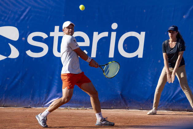 TENNIS : Open Sopra Steria - Lyon Villeurbanne 12 06 2026 Clément Tabur lors du tournoi de tennis ATP, Tennis Herren Challenger Tour, Open Sopra Steria à Lyon-Villeurbanne, le 12 06 2026. Photo Sandrine Thesillat PsNewZ  Copyright: xSandrinexTHESILLATx