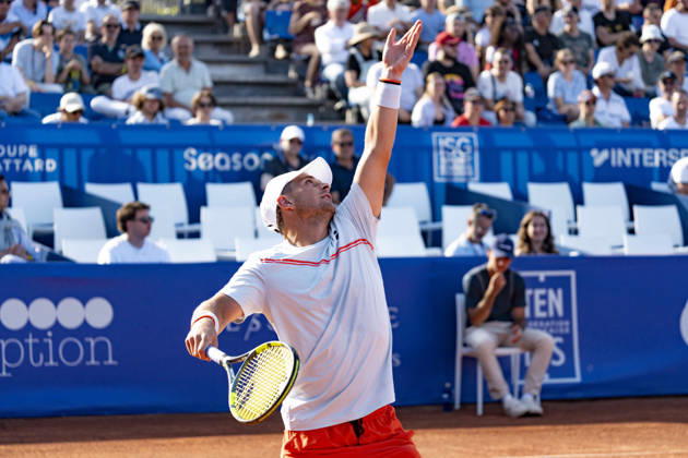 TENNIS : Open Sopra Steria - Lyon Villeurbanne 12 06 2026 Clément Tabur lors du tournoi de tennis ATP, Tennis Herren Challenger Tour, Open Sopra Steria à Lyon-Villeurbanne, le 12 06 2026. Photo Sandrine Thesillat PsNewZ  Copyright: xSandrinexTHESILLATx