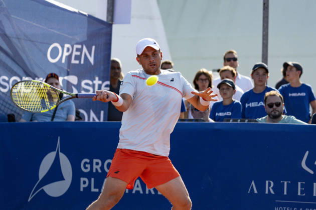 TENNIS : Open Sopra Steria - Lyon Villeurbanne 12 06 2026 Clément Tabur lors du tournoi de tennis ATP, Tennis Herren Challenger Tour, Open Sopra Steria à Lyon-Villeurbanne, le 12 06 2026. Photo Sandrine Thesillat PsNewZ  Copyright: xSandrinexTHESILLATx