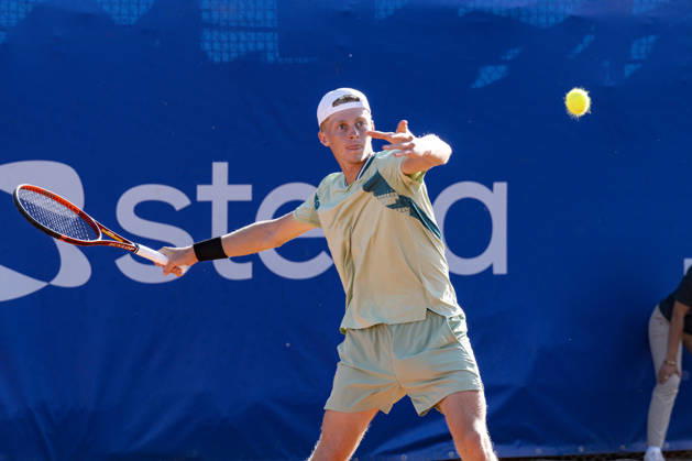 TENNIS : Open Sopra Steria - Lyon Villeurbanne 12 06 2026 Félix Balshaw affronte Clément Tabur lors du tournoi de tennis ATP, Tennis Herren Challenger Tour, Open Sopra Steria à Lyon-Villeurbanne, le 12 06 2026. Photo Sandrine Thesillat PsNewZ  Copyright: xSandrinexTHESILLATx