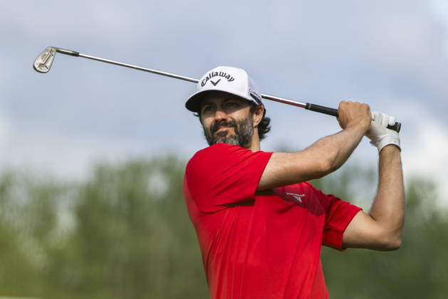 June 12, 2026, Caledon, On, Canada: Adam Hadwin, of Moose Jaw, Sask., tees off on the eighteenth hole during the second round of the RBC Canadian Open in Caledon, Ont., on Friday, June 12, 2026. Canada News - June 12, 2026  - ZUMAc35_ 20260612_zaf_c35_092 Copyright: xNickxIwanyshynx
