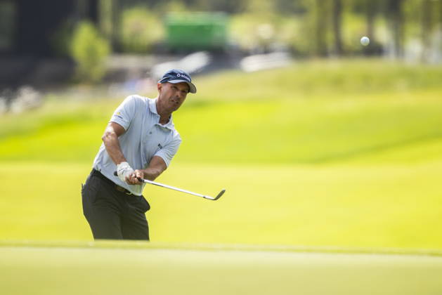 June 12, 2026, Caledon, On, Canada: Mike Weir, of Sarnia, Ont., hits a shot on the first hole during the second round of the RBC Canadian Open in Caledon, Ont., on Friday, June 12, 2026. Canada News - June 12, 2026  - ZUMAc35_ 20260612_zaf_c35_097 Copyright: xNickxIwanyshynx
