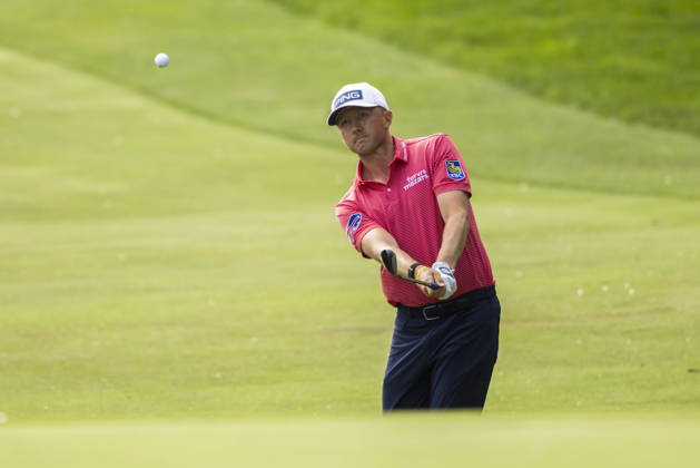 June 12, 2026, Caledon, On, Canada: Mackenzie Hughes, of Hamilton, Ont., chips onto the green during the second round of the RBC Canadian Open in Caledon, Ont., on Friday, June 12, 2026. Canada News - June 12, 2026  - ZUMAc35_ 20260612_zaf_c35_098 Copyright: xNickxIwanyshynx