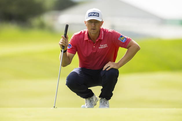 June 12, 2026, Caledon, On, Canada: Mackenzie Hughes, of Hamilton, Ont., lines up a putt on the first hole during the second round of the RBC Canadian Open in Caledon, Ont., on Friday, June 12, 2026. Canada News - June 12, 2026  - ZUMAc35_ 20260612_zaf_c35_100 Copyright: xNickxIwanyshynx