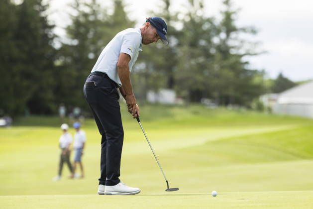 June 12, 2026, Caledon, On, Canada: Mike Weir, of Sarnia, Ont., putts on the first hole during the second round of the RBC Canadian Open in Caledon, Ont., on Friday, June 12, 2026. Canada News - June 12, 2026  - ZUMAc35_ 20260612_zaf_c35_103 Copyright: xNickxIwanyshynx