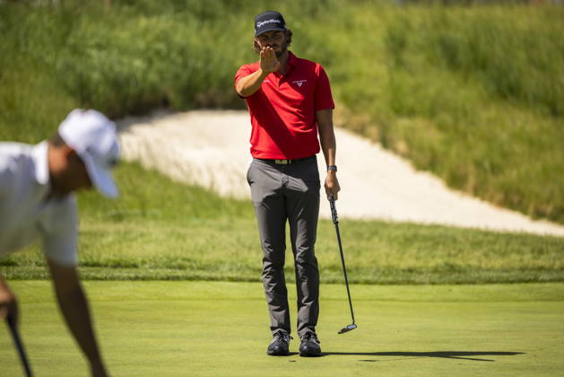 June 12, 2026, Caledon, On, Canada: Matthew Anderson, of Mississauga, Ont., lines up a putt on the seventh hole during the second round of the RBC Canadian Open in Caledon, Ont., on Friday, June 12, 2026. Canada News - June 12, 2026  - ZUMAc35_ 20260612_zaf_c35_108 Copyright: xNickxIwanyshynx