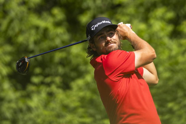 June 12, 2026, Caledon, On, Canada: Matthew Anderson, of Mississauga, Ont., tees off on the eighth hole during the second round of the RBC Canadian Open in Caledon, Ont., on Friday, June 12, 2026. Canada News - June 12, 2026  - ZUMAc35_ 20260612_zaf_c35_112 Copyright: xNickxIwanyshynx