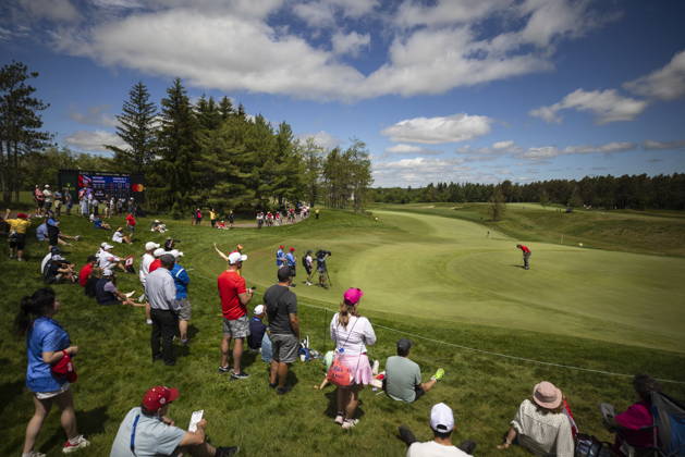 June 12, 2026, Caledon, On, Canada: Matthew Anderson, of Mississauga, Ont., putts on the ninth hole during the second round of the RBC Canadian Open in Caledon, Ont., on Friday, June 12, 2026. Canada News - June 12, 2026  - ZUMAc35_ 20260612_zaf_c35_119 Copyright: xNickxIwanyshynx