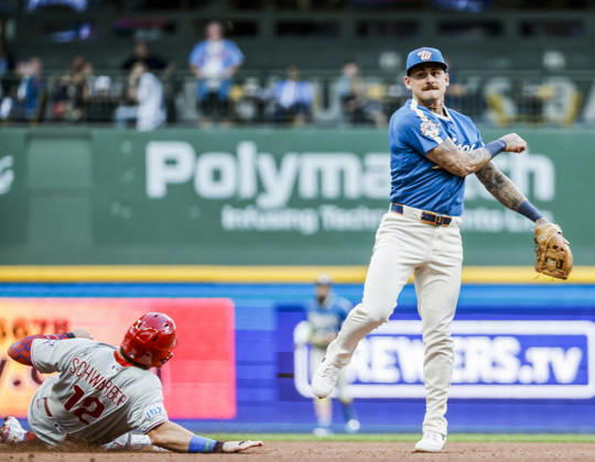 Baseball, MLB, Milwaukee Brewers - Philadelphia Phillies
