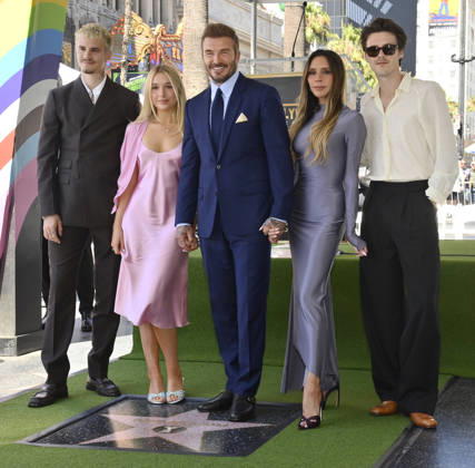 Football, David Beckham gets star on the Hollywood Walk of Fame in Los Angeles