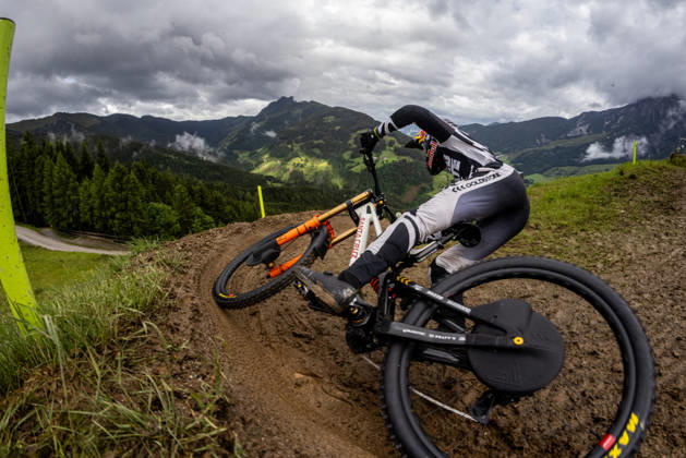 Cycling, UCI Mountain Bike Downhill World Cup in Saalfelden-Leogang