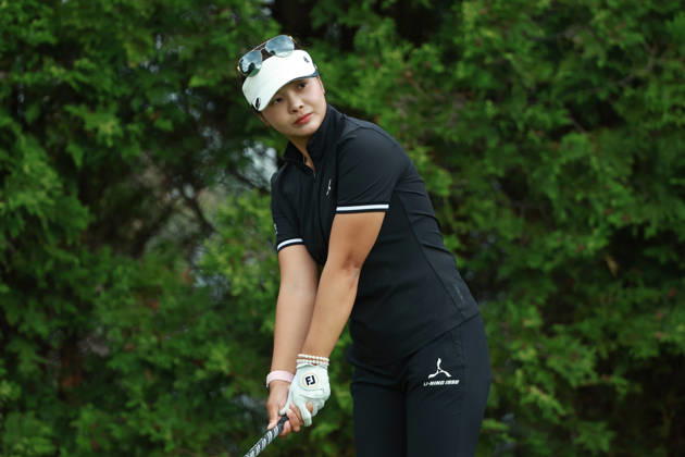 Dow Championship MIDLAND, MICHIGAN - JUNE 12: Weiwei Zhang of People™s Republic of China plays her tee shot on the sixth hole during the second round of the Dow Championship at Midland Country Club in Midland, Michigan, USA on Friday, June 12, 2026. Midland Michigan United States  Copyright: xJorgexLemusx originalFilename:lemus-dowchamp260612_np6IC