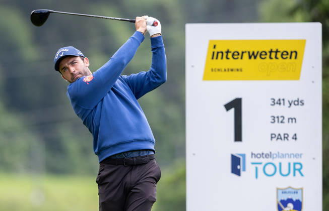 GOLF - Interwetten Open HAUS,AUSTRIA,13.JUN.26 - GOLF - HotelPlanner Tour, Interwetten Open, Golfclub Schladming. Image shows Joel Moscatel (ESP).  GEPAxpictures xHaraldxSteiner