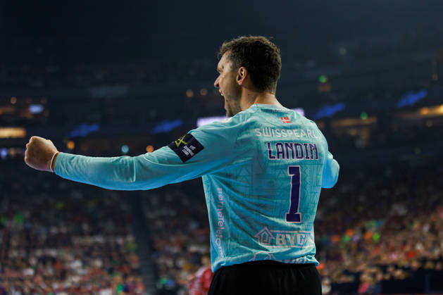 Niklas LANDIN Aalborg Handbold, 01 jubilation, joy, passion, success, emotion, enthusiasm, positive emotions GER, Aalborg Handbold vs FC Barcelona, handball, TruckScout24 EHF FINAL4 2026, semi-final, 2025 2026 season, 13 06 2026, GER, Aalborg Handbold vs FC Barcelona, handball, TruckScout24 EHF FINAL4 2026, semi-final, 2025 2026 season, 13 06 2026, Cologne Copyright: xEibnerxPressefoto OliverxSchmidtx EP_OST