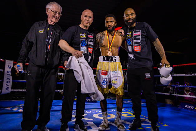 FLENSBURG, GERMANY - JUNE 13: Freddy Kiwitt (Germany) winner by KO during the WBO Global Super Welter Title Fight between Freddy Kiwitt (Germany) vs. Jose Arcon (Venezuela) at Gorzelniaski Halle on June 13, 2026 in Flensburg, Germany. Schleswig-Holstein Germany Copyright: xMarioxM.xKobergx