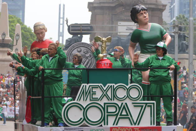 Fußball, FIFA WM 2026, World Cup Parade in Mexiko-Stadt