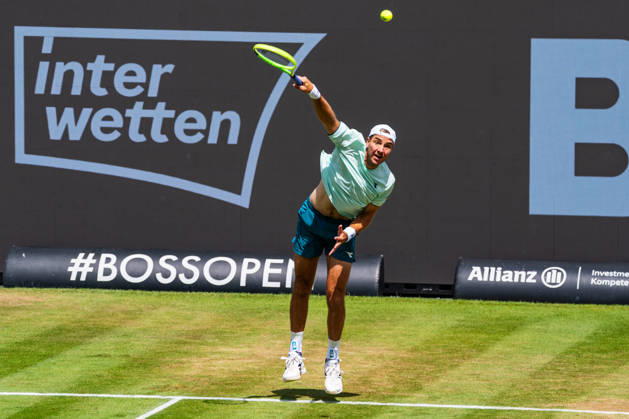 Stuttgart, GERMANY - June 14: Jan-Lennard Struff (GER) during the Singles Final Match between Daniil Glinka (EST) and Stefanos Sakellaridis (GRC) vs. Yannik Hanfmann (GER) and Jan-Lennard Struff (GER) at BOSS OPEN 2026, Tennisanlage Weissenhof on June 14, 2026 in Stuttgart, Germany. Baden-Württemberg Germany Copyright: xTimoxSteinx