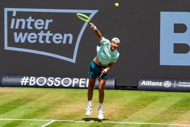 Stuttgart, GERMANY - June 14: Jan-Lennard Struff (GER) during the Doubles Final Match between Daniil Glinka (EST) and Stefanos Sakellaridis (GRC) vs. Yannik Hanfmann (GER) and Jan-Lennard Struff (GER) at BOSS OPEN 2026, Tennisanlage Weissenhof on June 14, 2026 in Stuttgart, Germany. Baden-Württemberg Germany Copyright: xTimoxSteinx