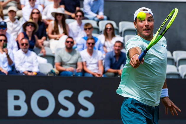 Stuttgart, GERMANY - June 14: Jan-Lennard Struff (GER) during the Doubles Final Match between Daniil Glinka (EST) and Stefanos Sakellaridis (GRC) vs. Yannik Hanfmann (GER) and Jan-Lennard Struff (GER) at BOSS OPEN 2026, Tennisanlage Weissenhof on June 14, 2026 in Stuttgart, Germany. Baden-Württemberg Germany Copyright: xTimoxSteinx