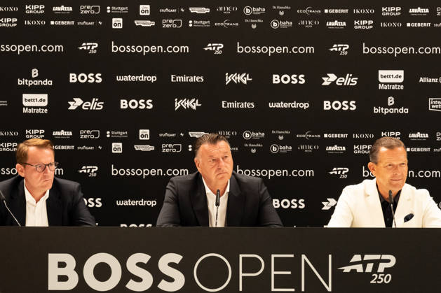 Tennis, ATP tournament in Stuttgart, final press conference